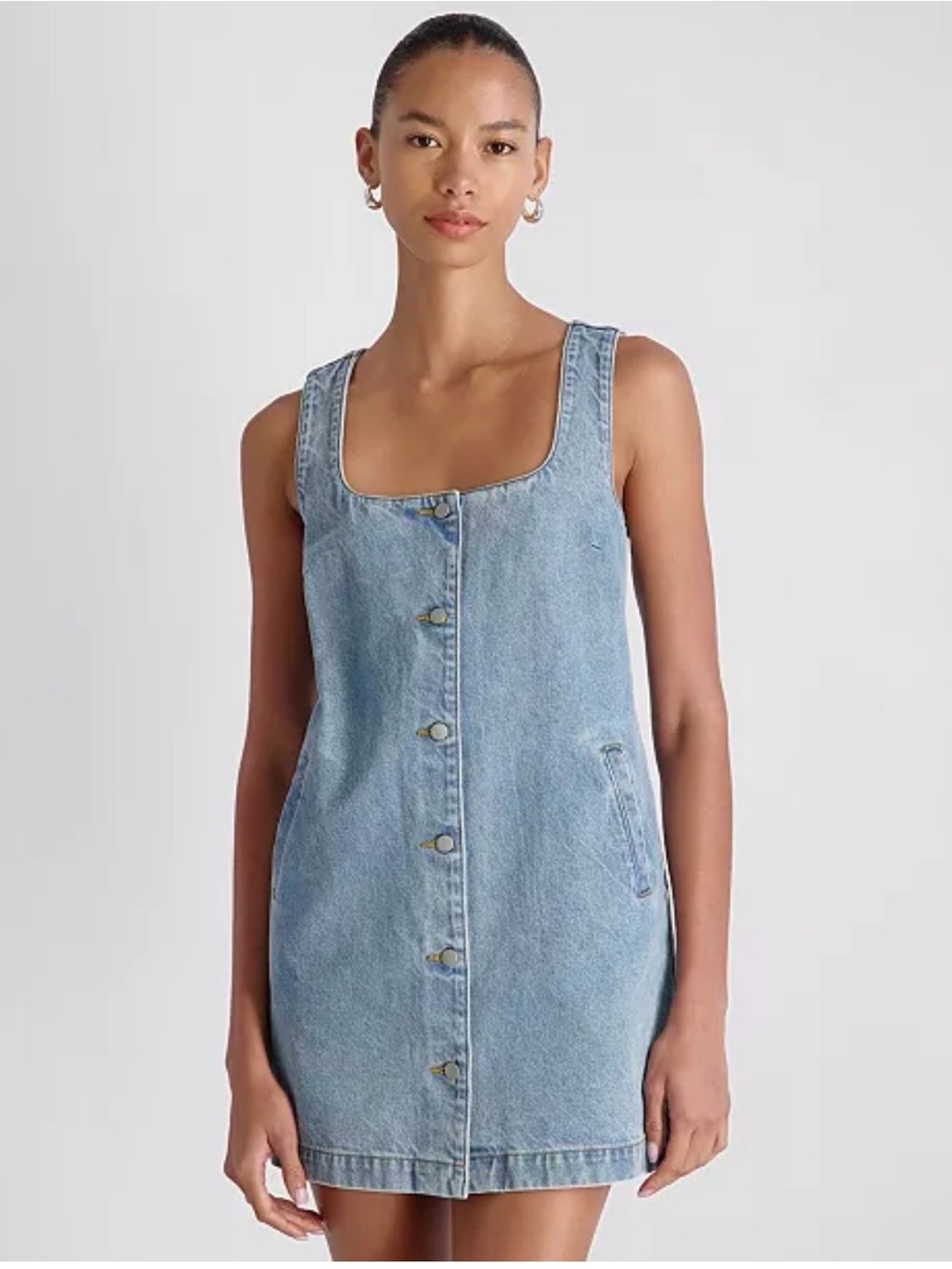 French Connection Blue Denim Mini Dress